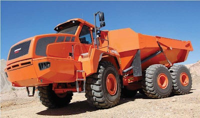 Access over the front tire make makes the climb into the cab safer and easier.