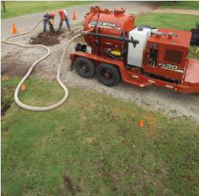 Vacuum excavation systems, such as the Ditch Witch FX30, “minimize damage to buried utilities by safely exposing underground systems with soft excavation,” says Jason Proctor, Ditch Witch heavy equipment product manager.