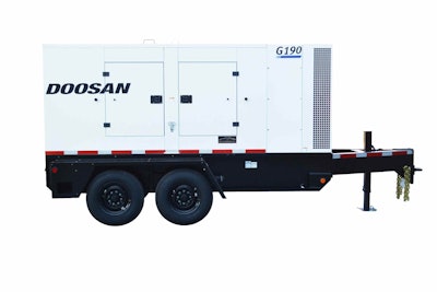 Doosan's G190 mobile generator