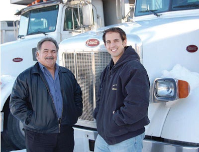 As a reminder of how competitive the asphalt business is Sonny puts a small “Tar Wars” emblem on his fleet of dump trucks.
