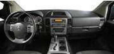 A car dashboard it’s not: the Titan has a purpose-built interior.