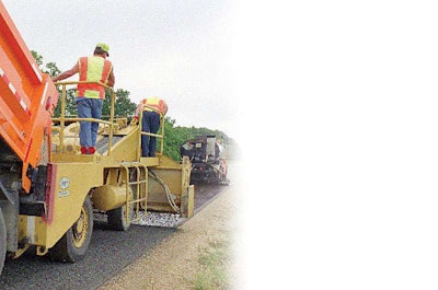 Chip seal is a fundamental pavement preservation process, here placed in Minnesota.