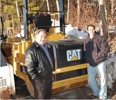 Nearly 40 years ago Sonny Tresco started out compacting asphalt with concrete blocks. His son Vincent works with him as project superintendent.