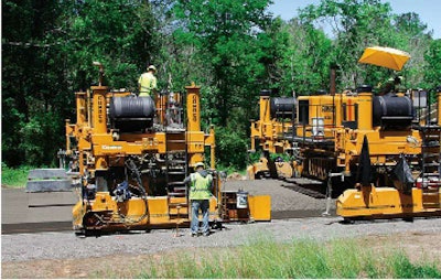 Two paver-mounted GOMACO GSI units were instrumental in helping Hinkled Contracting fine tune its paving operation. The GSI provided on-the-go feedback of pavement smoothness as Hinkle tweaked various aspects of its paving operation.