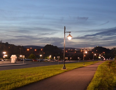 The linear park pictured here was an improvement initiative that came along with the widening of Park Avenue in Altoona, Pa.