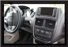The backup camera on the console is a good idea if you choose the solid panels over rear and side windows.
