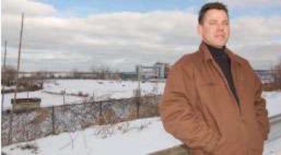 Just months earlier, the bare lot over Vesseli’s right shoulder was home to a dilapidated factory. The successful demolition along the Erie bayfront led directly to another long term job in the resurgent Pennsylvania city.