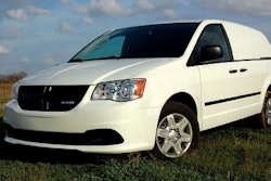 Despite the mini-van appearance, the Ram C/V has the cargo and towing capability of a half-ton pickup.