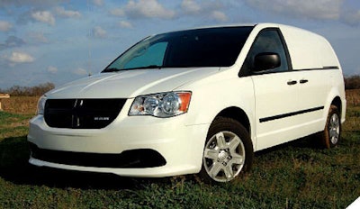 Despite the mini-van appearance, the Ram C/V has the cargo and towing capability of a half-ton pickup.