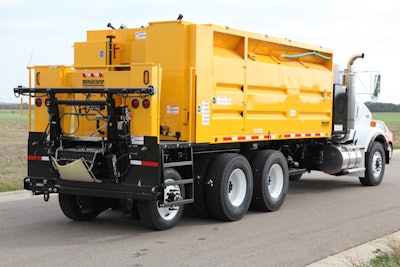 Bergkamp M212 Truck-Mounted Paver