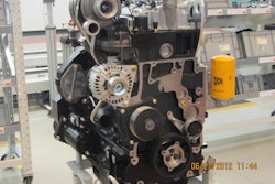 JCB engine prior to installing Tier 4 Interim hardware.