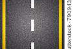 Stock Photo Asphalt Road Texture With Yellow Stripe 790943411