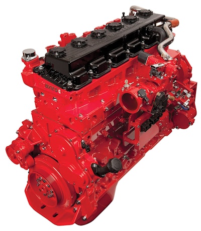 Cummins ISX12 disel engine.