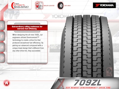 The Yokohama Commercial Tire Navigator is available for the iPad through the iTunes store free of charge.