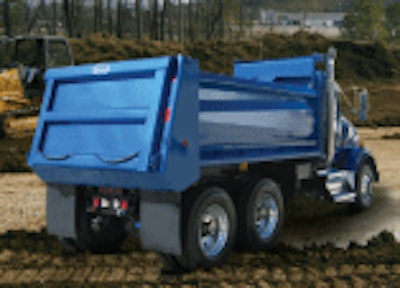 The Duraclass Bedrock end dump has an elliptical radius to prevent material hang up.
