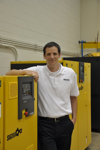 Matt McCorkle is the manager at Kaeser’s new Wisconsin and Minnesota facilities.