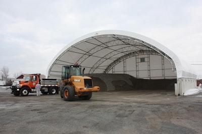 Wyandot County’s Hercules Truss Arch Building enables it to help supply townships and small villages with material that they would otherwise have no way of storing.