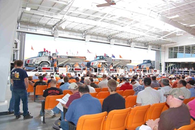 Auction action at the Ritchie Bros. event near Orlando, Florida this February.