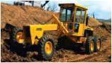 JD570 articulated motor grader