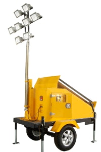 Large Solar Lighting Cart