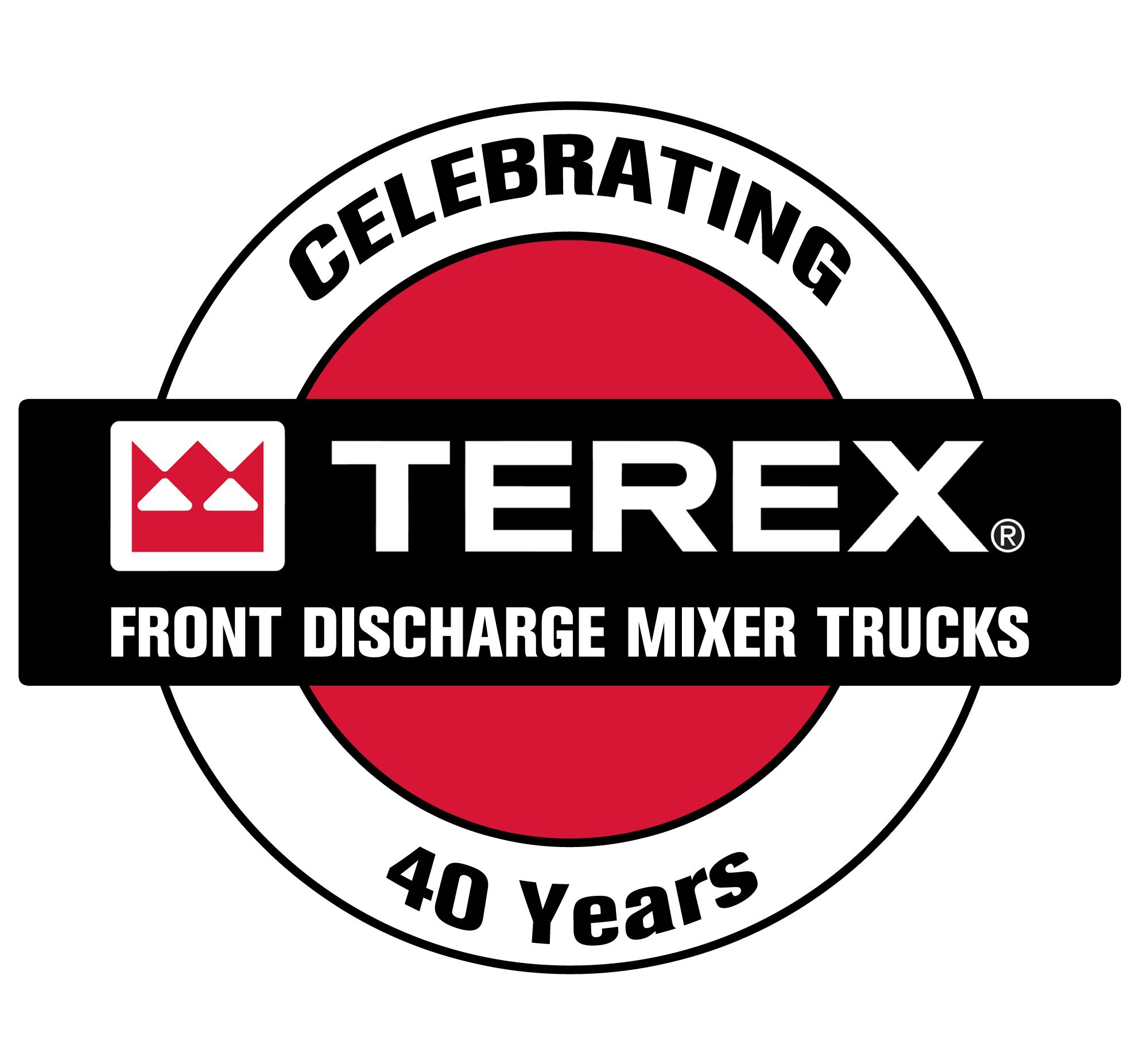 Terex Mixers 40th Anniv Logo
