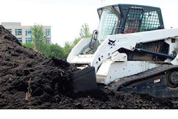 Beyond plenty of tractive effort and 66 horsepower, Bobcat’s K-Series T180 can also be operated via remote control.