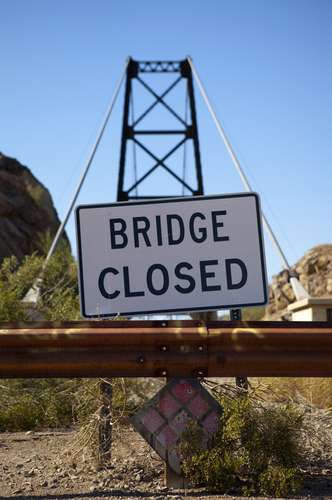 Bridge closed photo