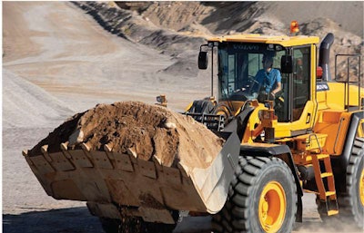 Volvo says its L110G and L120G models offered significant improvements over previous models, including a 25 percent increase in lifting force.