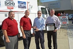 Freightliner produced its 500,000th truck on September 12 in Mount Holly, North Carolina.
