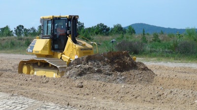 The Komatsu D61PX-23 working
