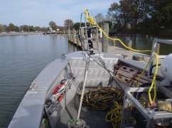 Sonar tripod used primarily to obtain plan views of the channel bottom