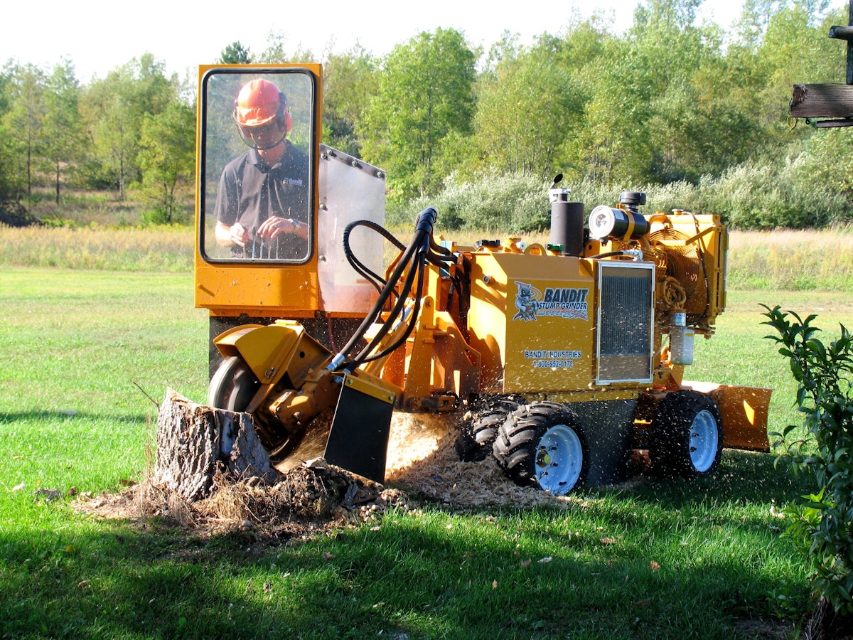 New Bandit stump grinder features beltless hydrostatic drive