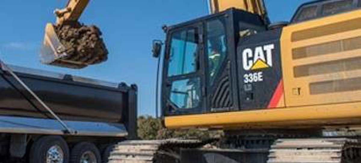 Caterpillar unveils the 336EH, its first hybrid excavator