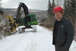 Jon Lane admits the conditions are rugged, but he wouldn’t want to be anywhere but home in the New Hampshire North Woods, where his company provides right-of-way cutting and clearing, road building and maintenance services for forestry management companies.