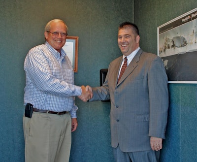 Brian Burkett (on right)