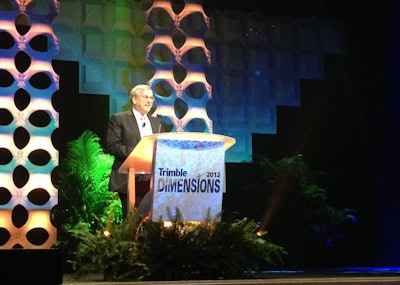 Trimble President and CEO Steve Berglund opens Dimensions 2012