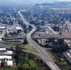 Aeriel view of Washington State highway system Photo courtesy of Washington State Department of Transportation (WSDOT)