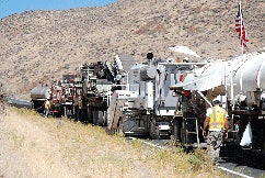 Cold-in-place recycling of failed pavements optimizes use of in-place materials, relieving pressure on virgin aggregate extraction sites, on landfills, and greatly reduces truck trips with benefits to air quality, congestion, noise and reduced resource consumption.
