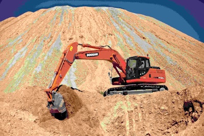 Doosan’s DX225LC-3 excavator