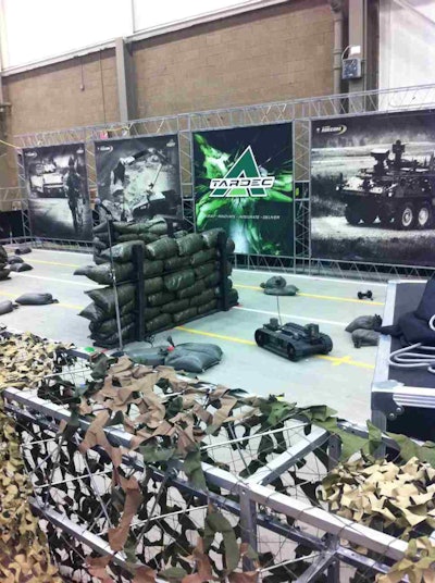 Ground robotics display