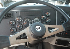 The instrument cluster is definitely old-school, but gauges are crisp, clear and easy to read.