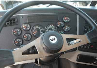 The instrument cluster is definitely old-school, but gauges are crisp, clear and easy to read.