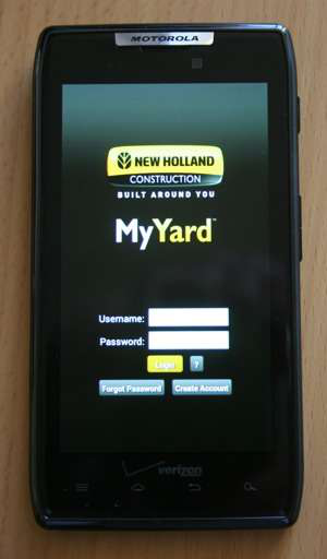 CNH My Yard app
