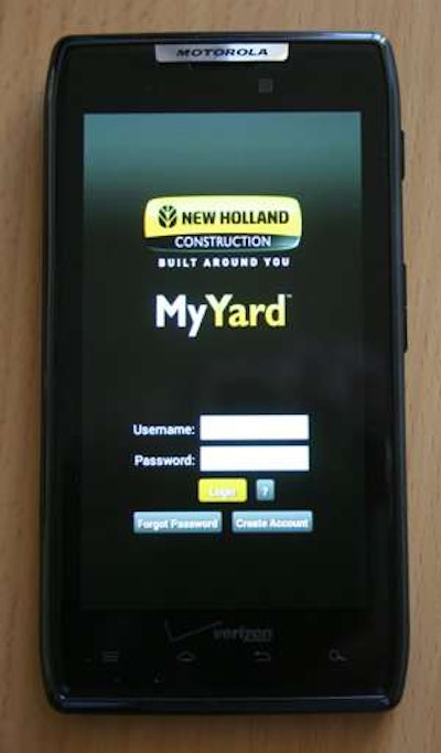CNH My Yard app