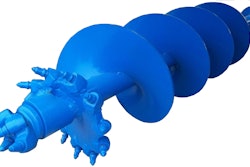 Terex Texoma Spiral Bullet Tooth Auger for digger derricks