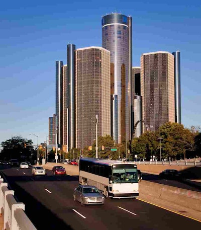 View of Detroit, Michigan