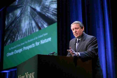 Former Vice President Al Gore delivers a keynote on climate change.