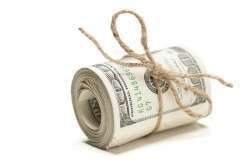 Money Tied Up With Twine