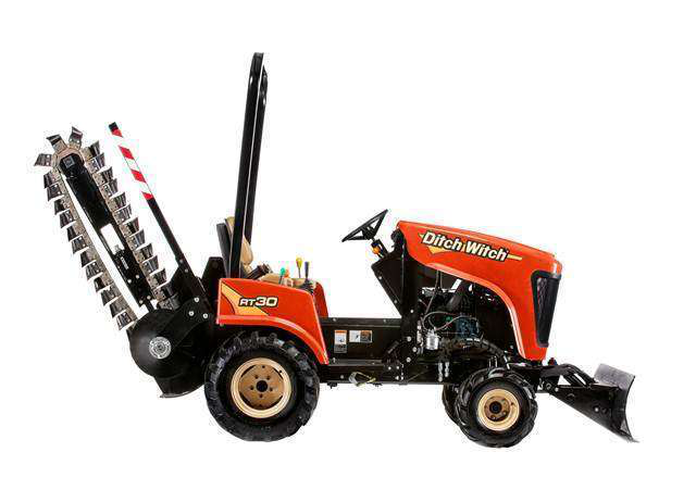 Ditch Witch RT30 ride-on trencher