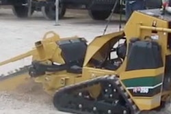 Vermeer RTX250 tracked walk behind trencher